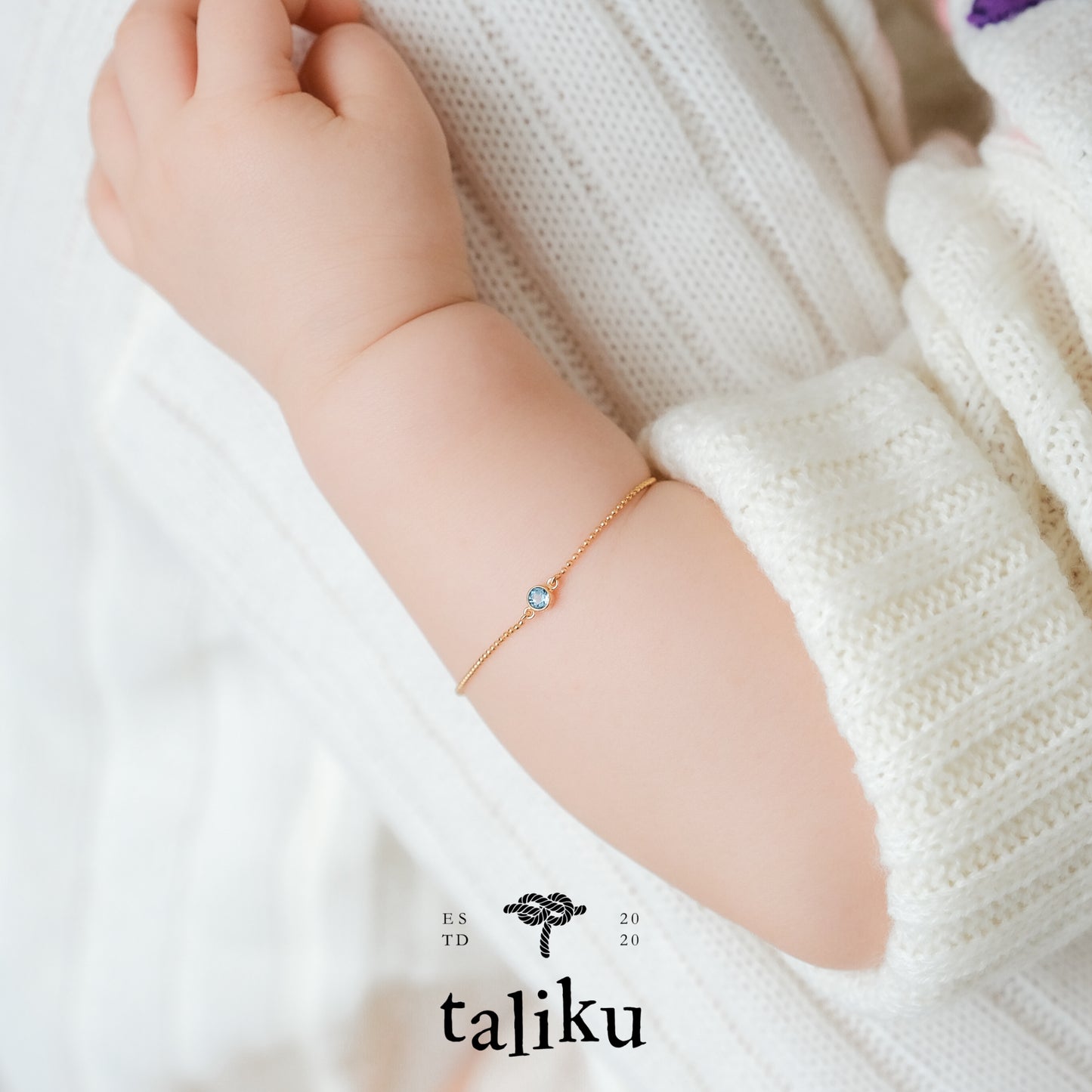 TALIKU BIRTHSTONE BEZEL BRACELET