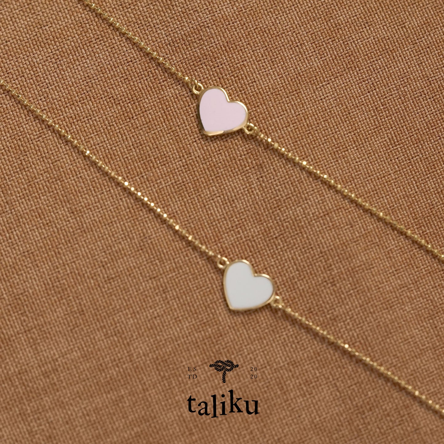 Taliku Heart Enamel Bracelet