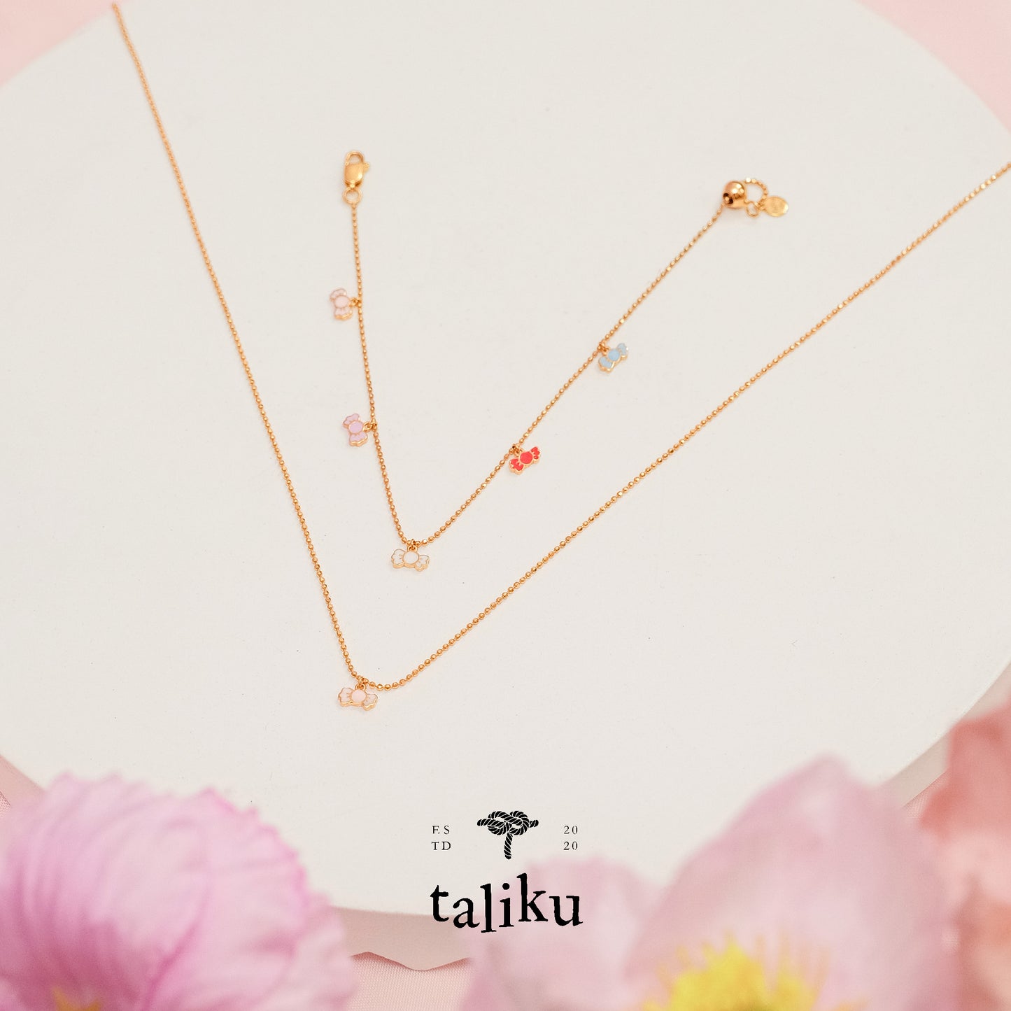 TALIKU Sweet Candy Chain Necklace