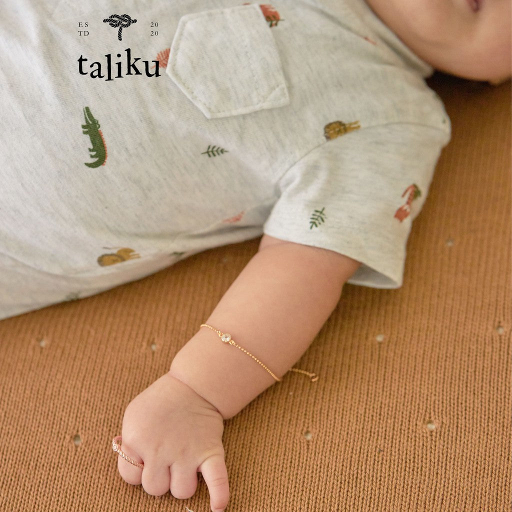 TALIKU BIRTHSTONE BEZEL BRACELET