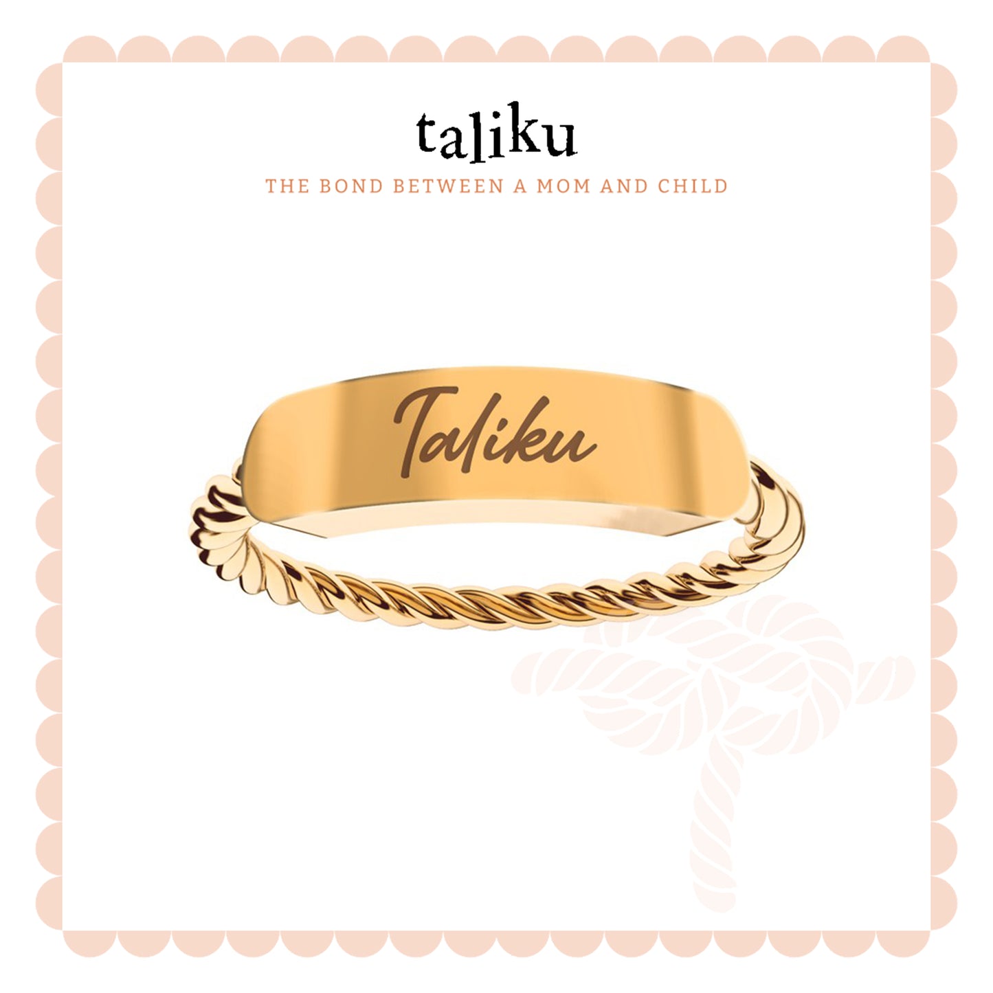 Taliku Original Bar Ring 18k
