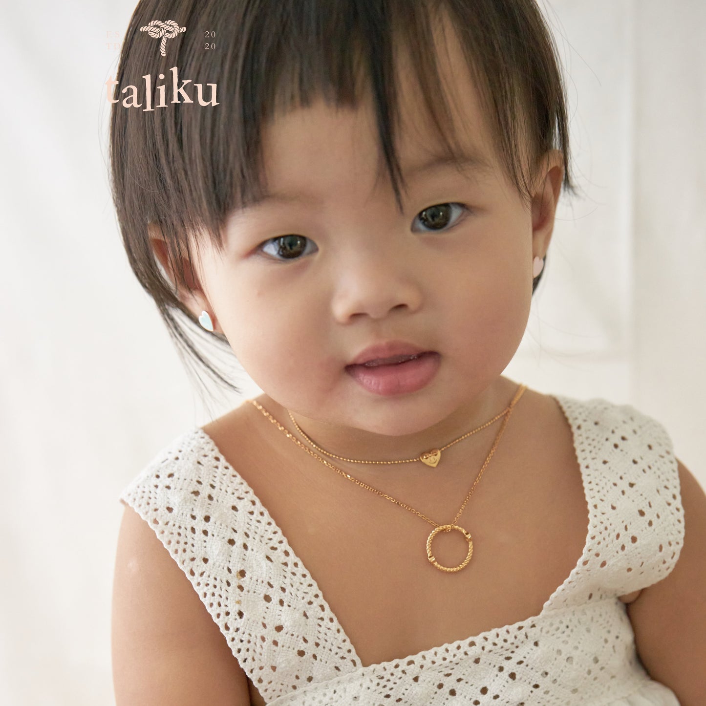 TALIKU SMILE IN MINI HEART NECKLACE