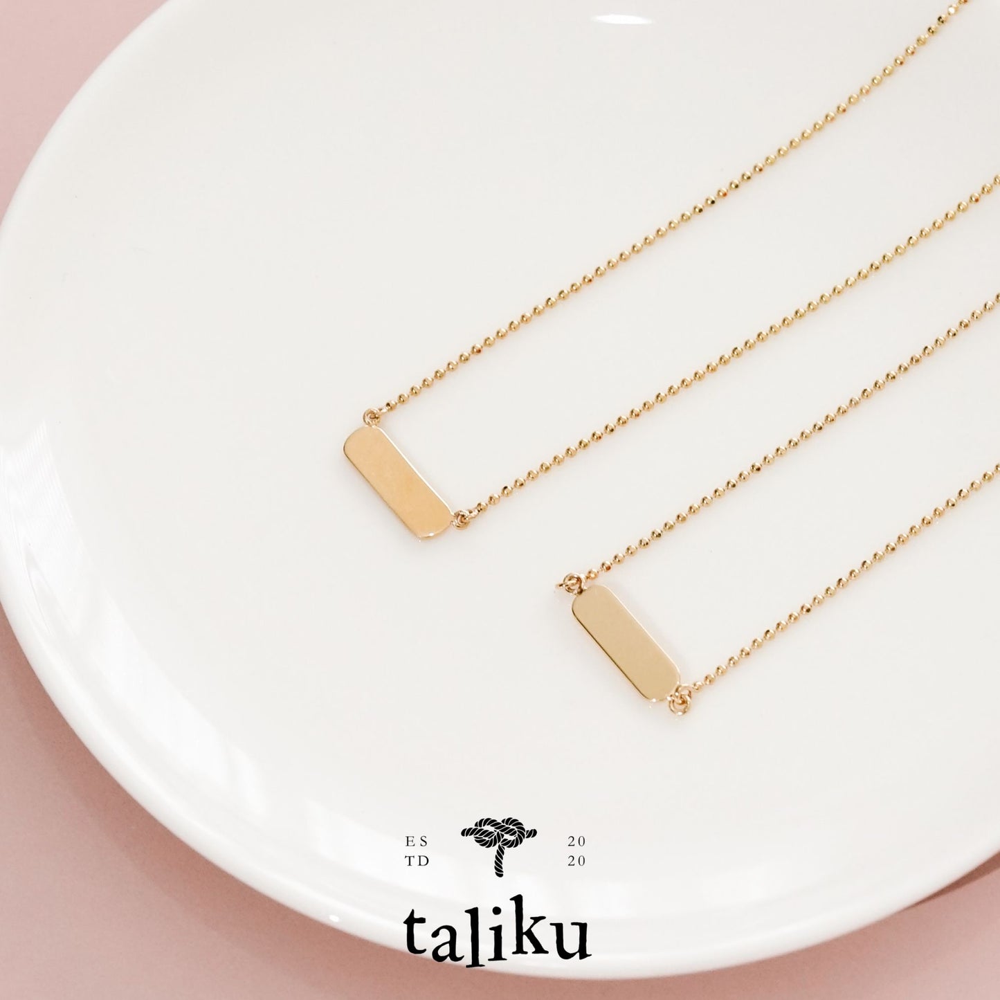 Taliku ID Bar Necklace