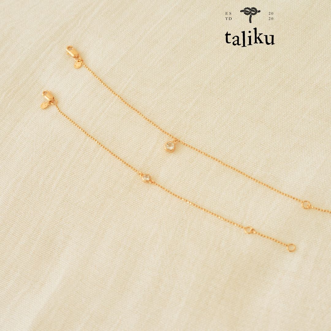 Taliku Birthstone Bezel Dangle Bracelets
