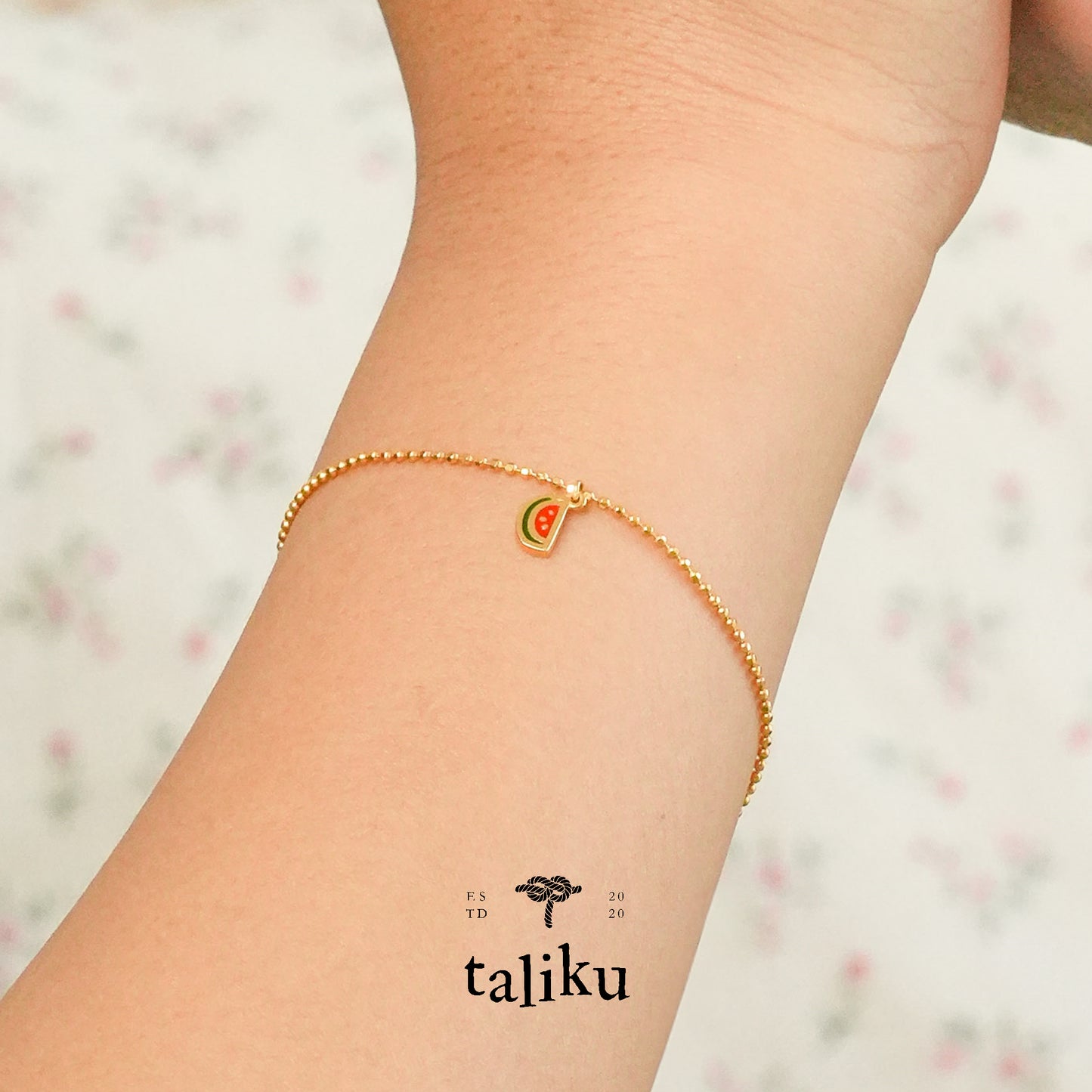 TALIKU Yummy Watermelon Adjustable Chain Bracelet