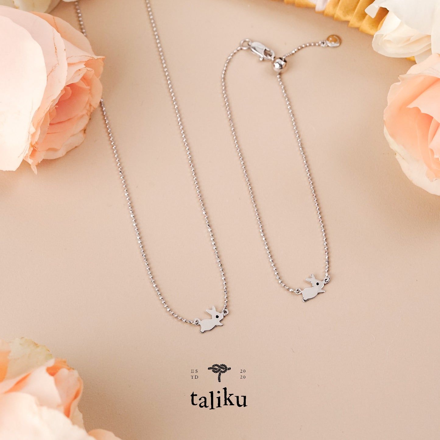 TALIKU Baby Bunny Chain Necklace