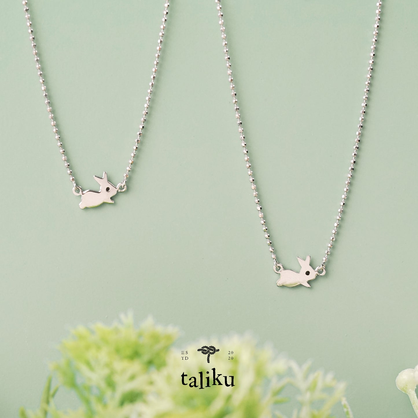 TALIKU Baby Bunny Chain Necklace