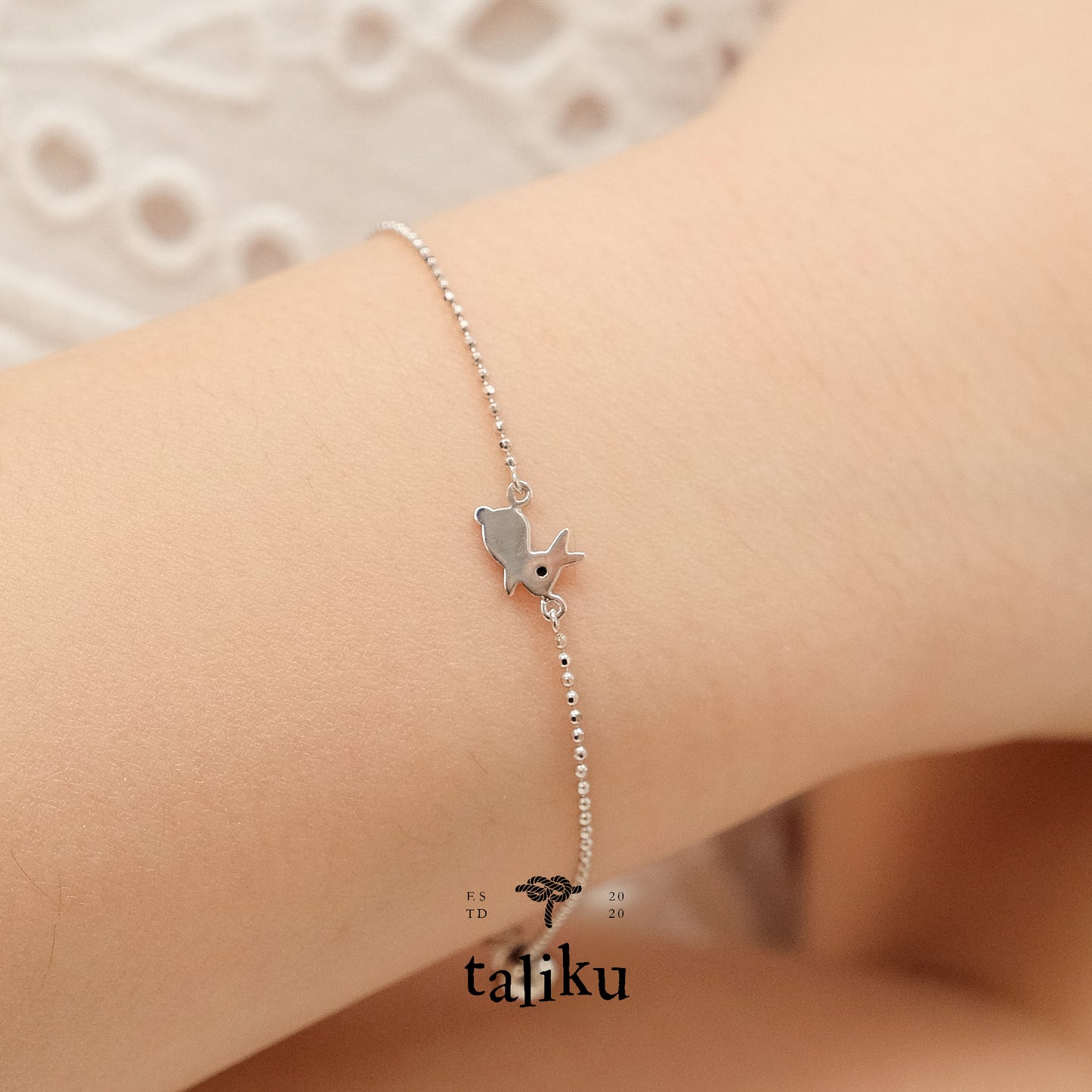 TALIKU Baby Bunny Adjustable Chain Bracelet