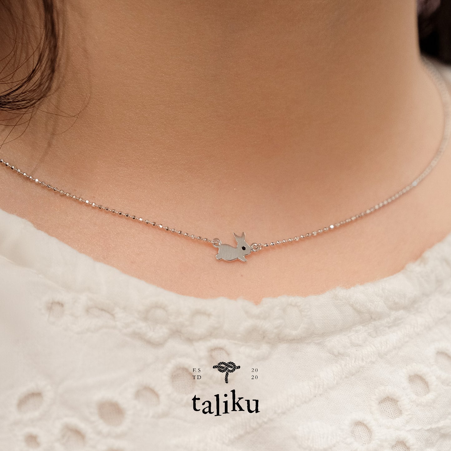 TALIKU Baby Bunny Chain Necklace