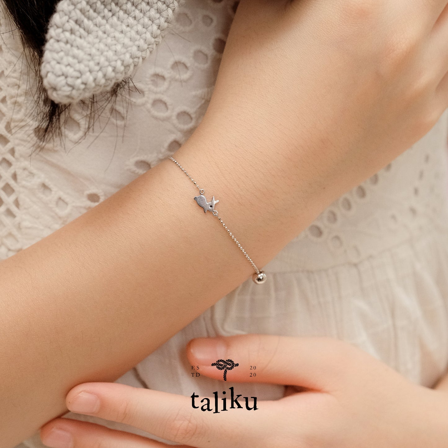 TALIKU Baby Bunny Adjustable Chain Bracelet