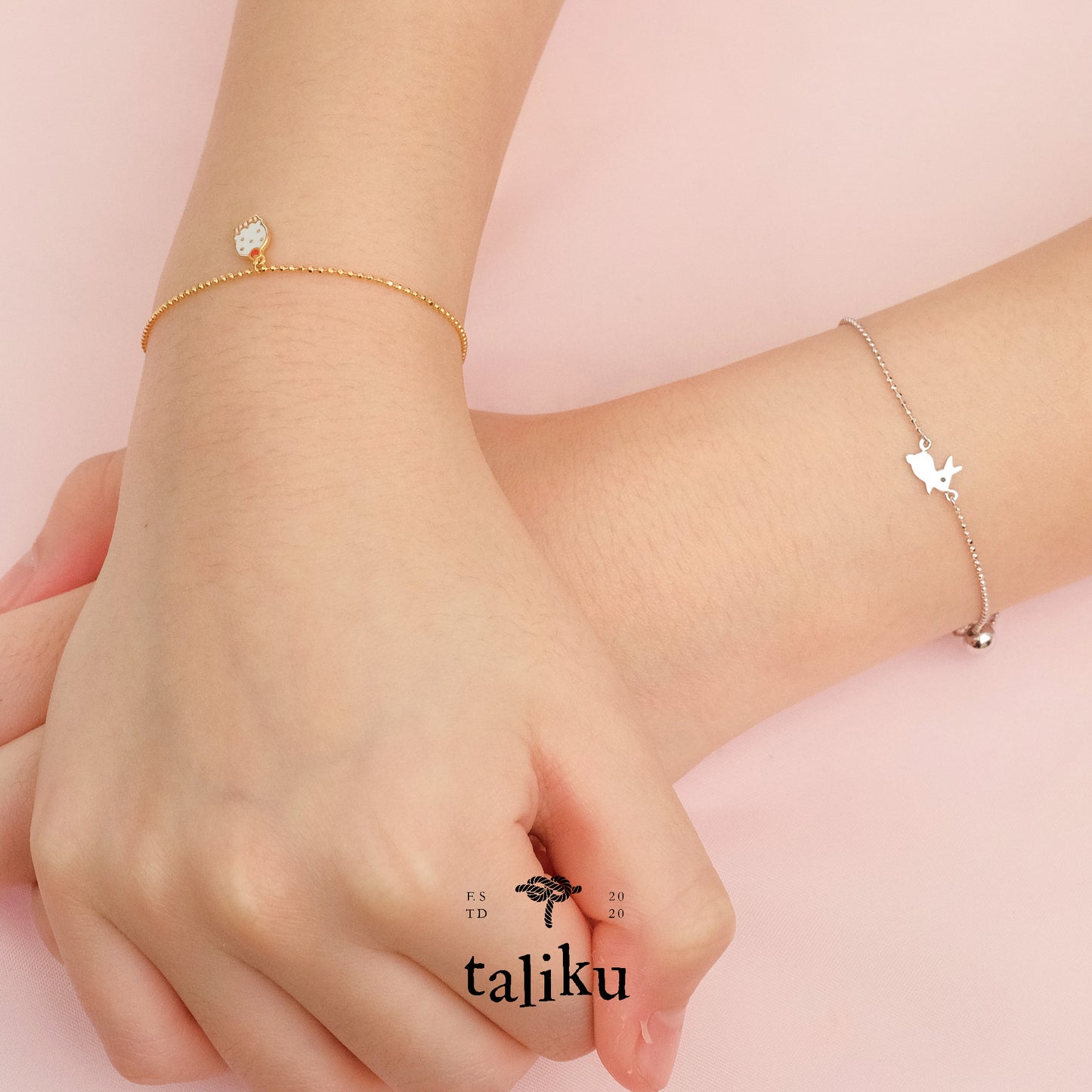 TALIKU Baby Bunny Adjustable Chain Bracelet