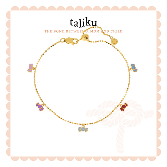 TALIKU 5 Sweet Candy Adjustable Chain Bracelet