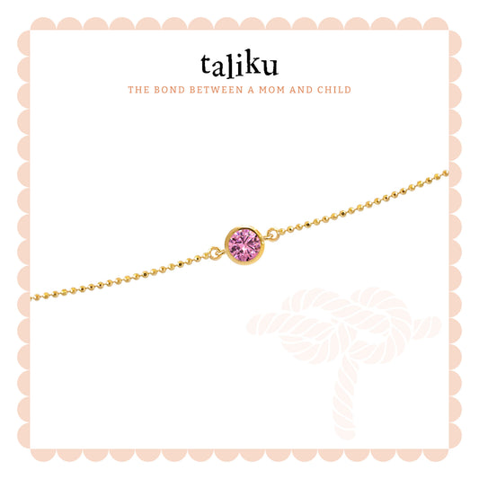 TALIKU BIRTHSTONE BEZEL BRACELET