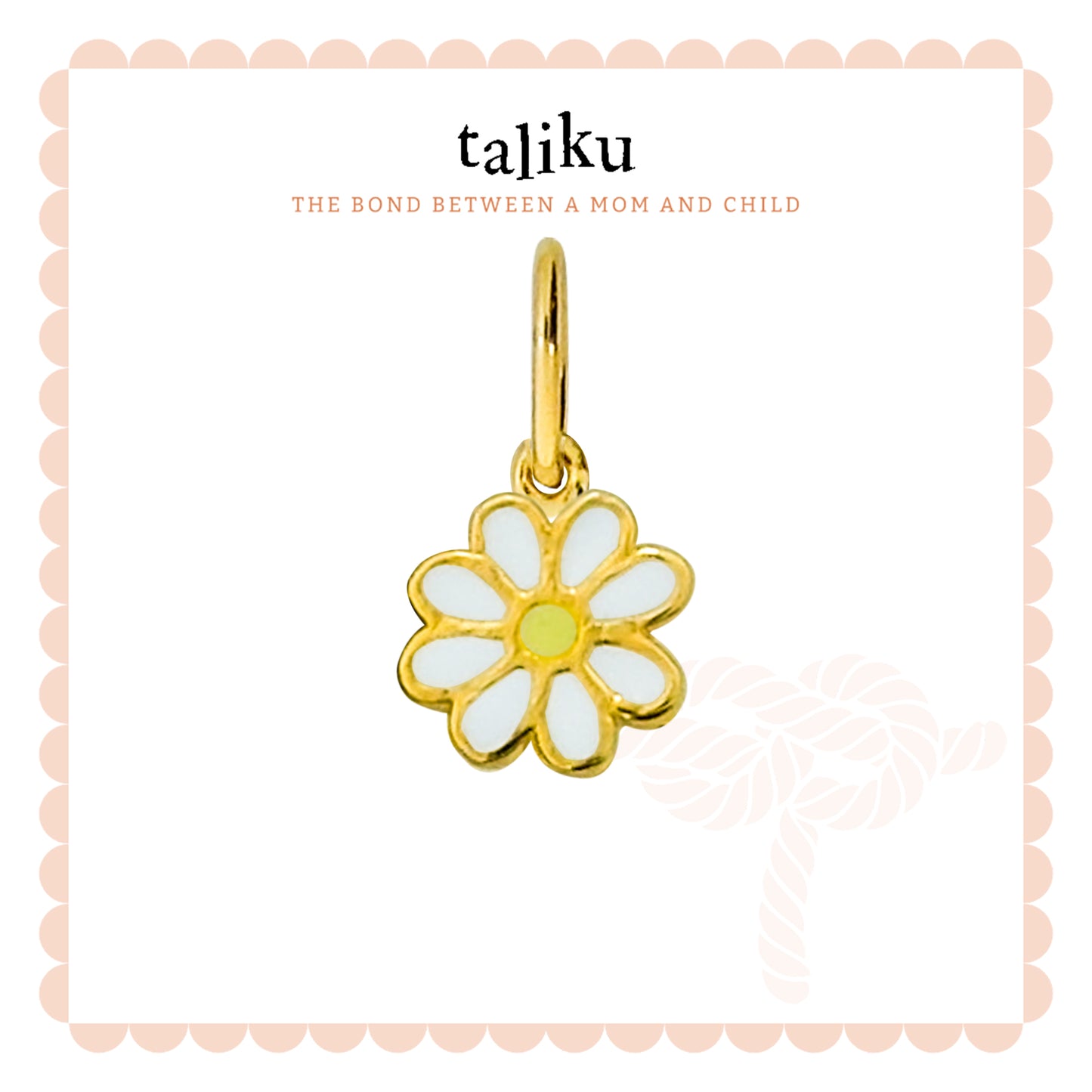TALIKU Daisy Pendant 18K