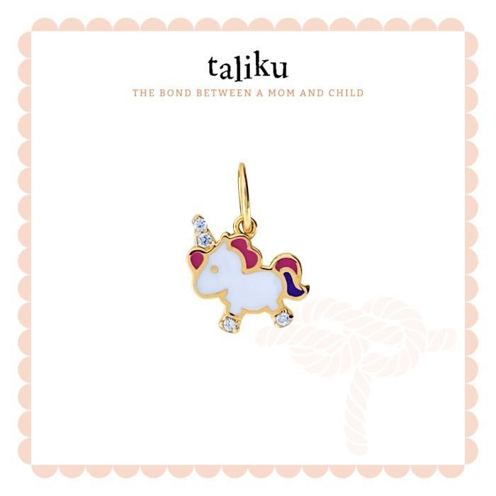 Taliku Magical Unicorn Pendant 18K