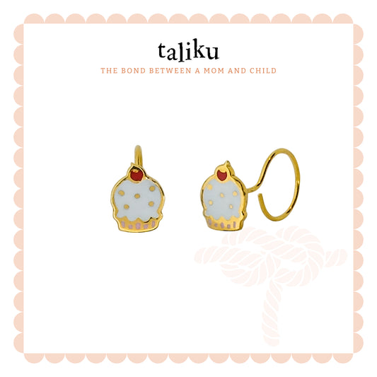 TALIKU Sprinkle Cupcake Round Loop