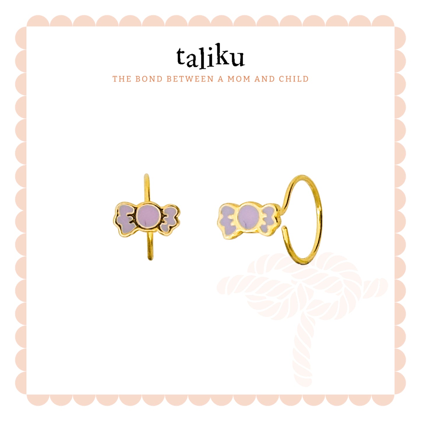 TALIKU Sweet Candy Round Loop