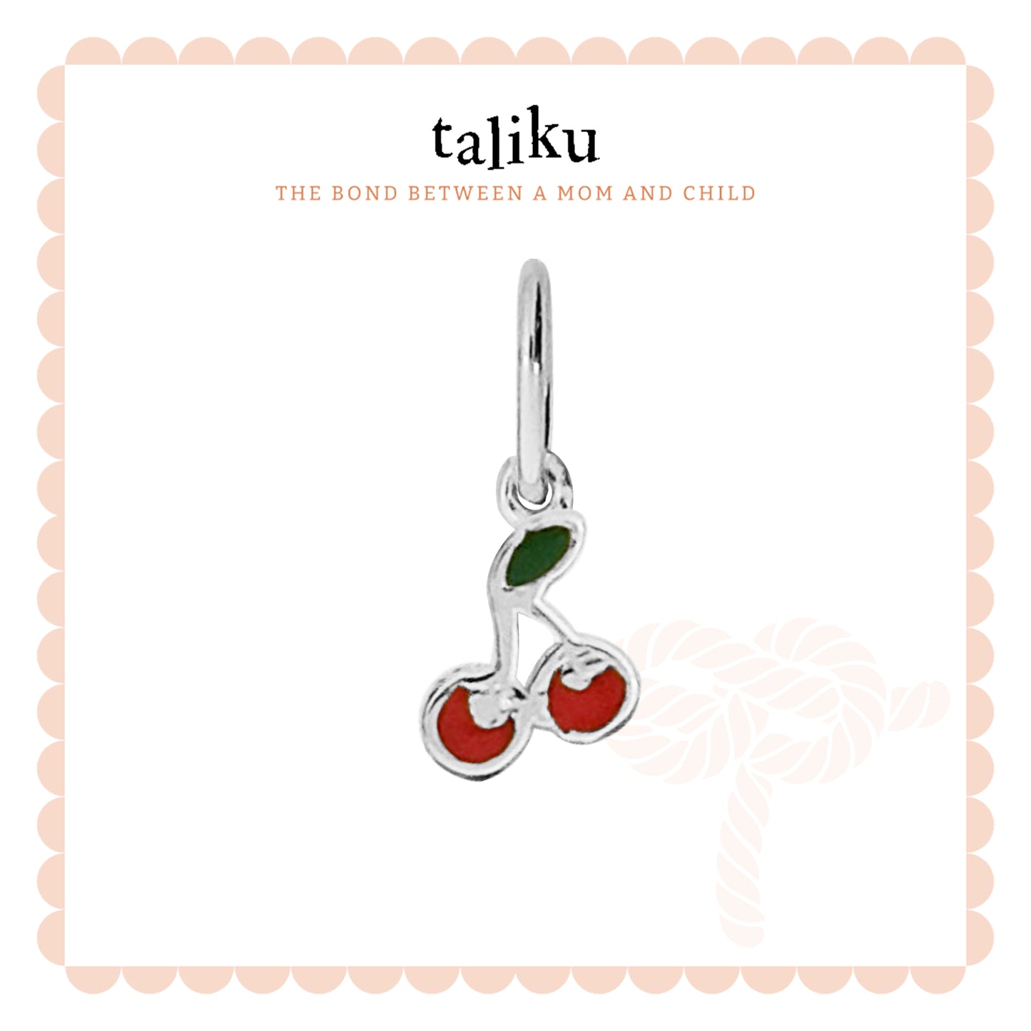 TALIKU Sweet Cherry Pendant 18k