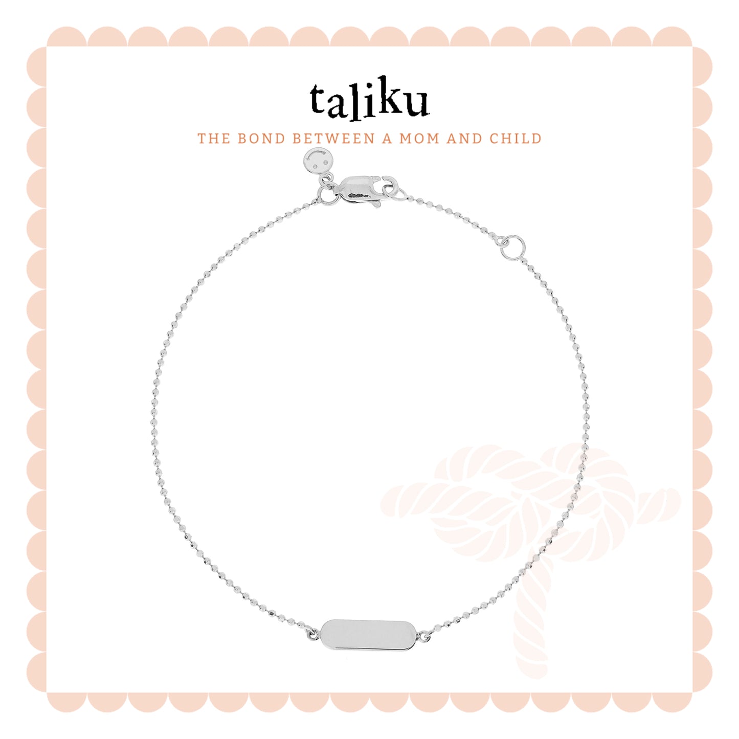 Taliku ID Bar Bracelet 18k