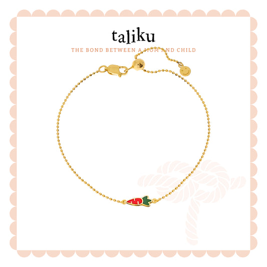 Taliku Carrot Adjustable Bracelet 18K
