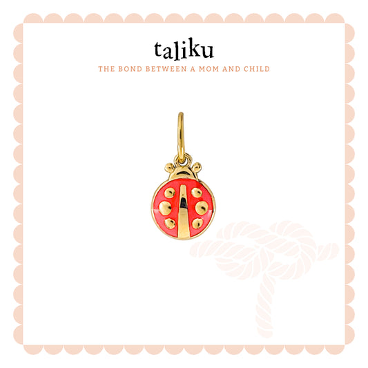 Taliku Ladybug Pendant 18K