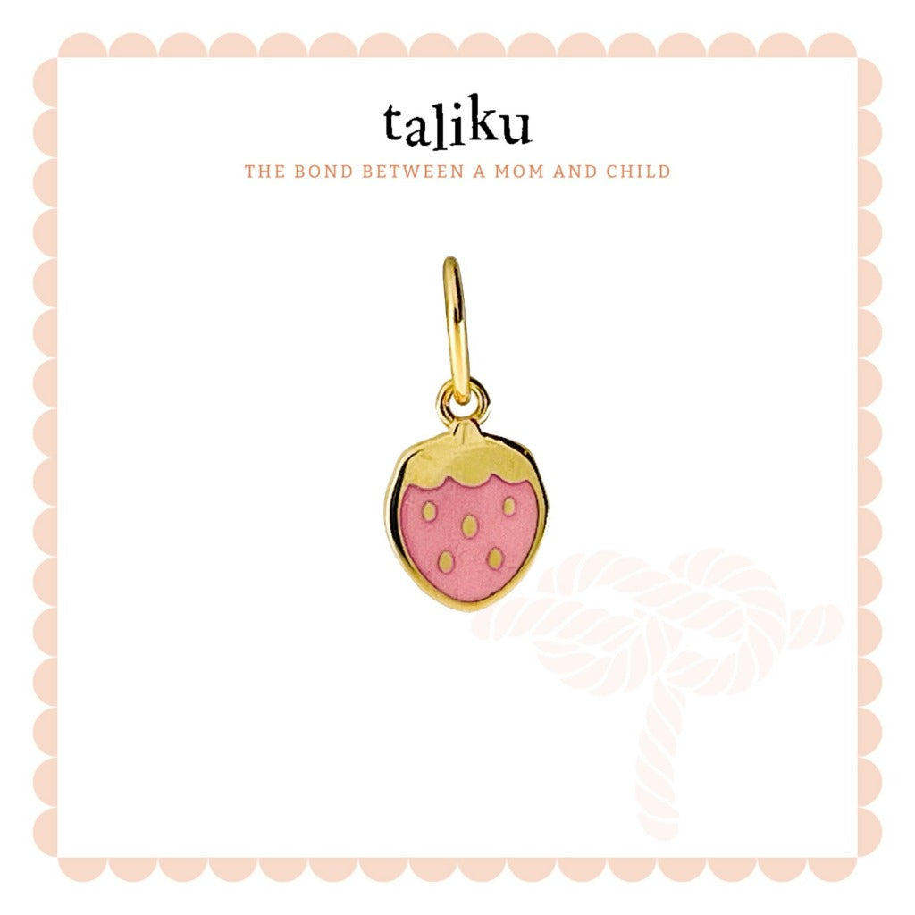 Taliku Sweet Strawberry Pendant 18K