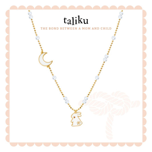 Taliku Tale Of Moon Rabbit Necklace 18K