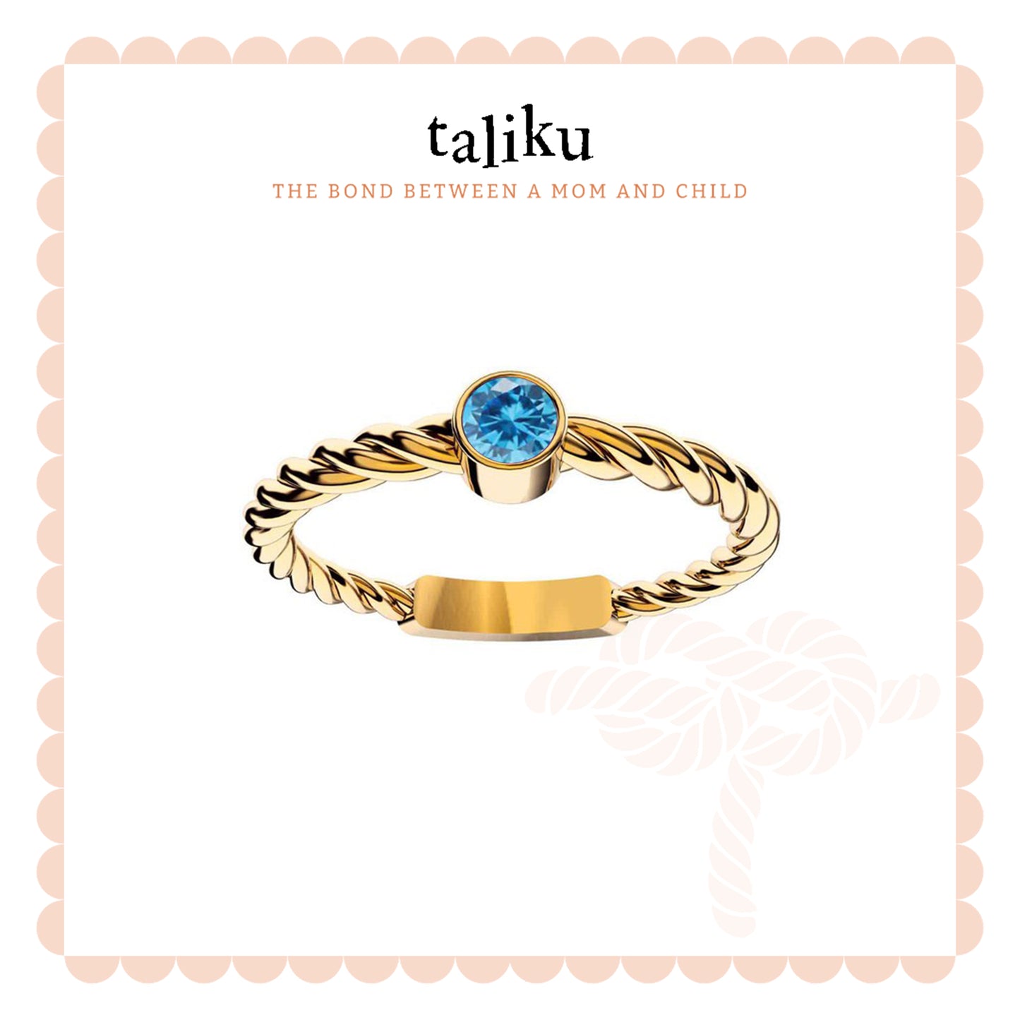 Taliku Original Birthstone Rings 1