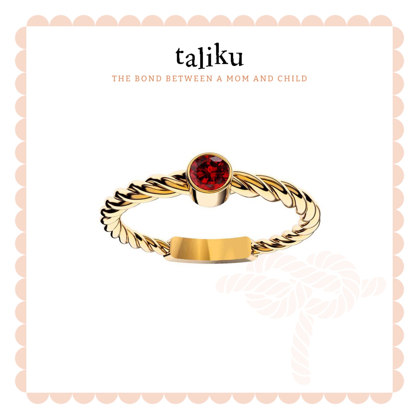 Taliku Original Birthstone Rings 1