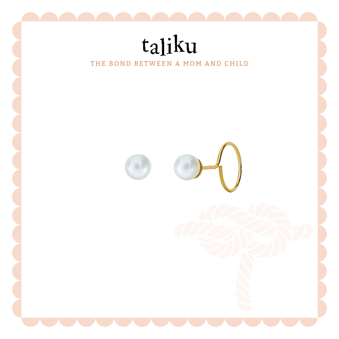 Taliku Pearl Round Loop