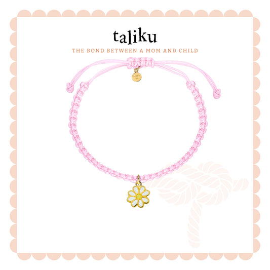 Taliku Daisy With Silk Cord 18k
