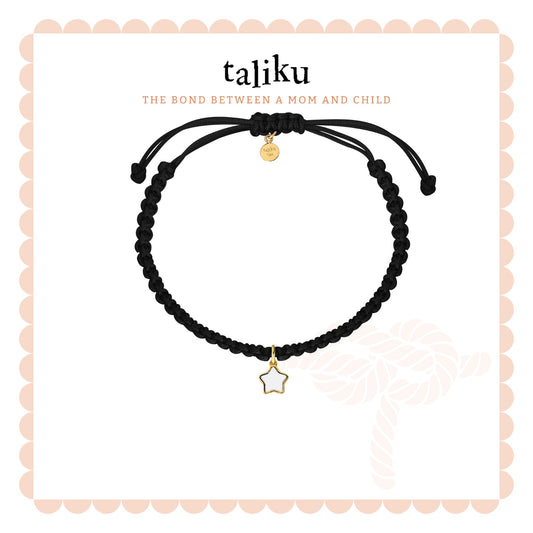 Taliku Twinkle Twinkle Little Star With Silk Cord 18k