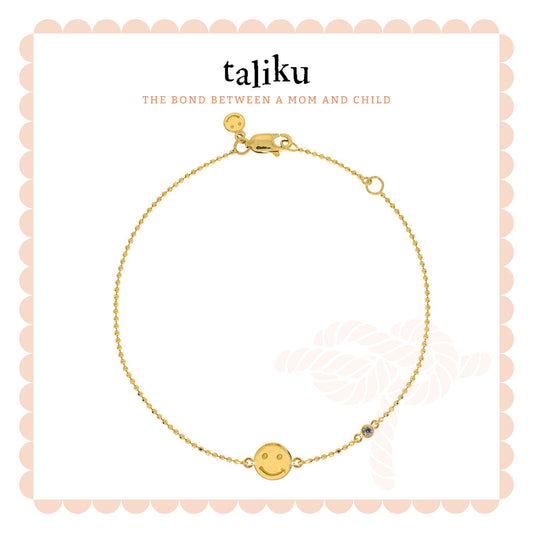 Taliku Smile My Baby Bracelet 18K