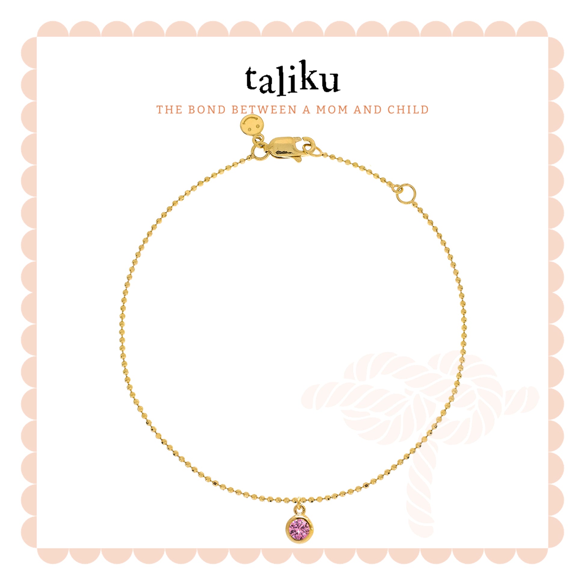 Taliku Birthstone Bezel Dangle Bracelets – TALIKU