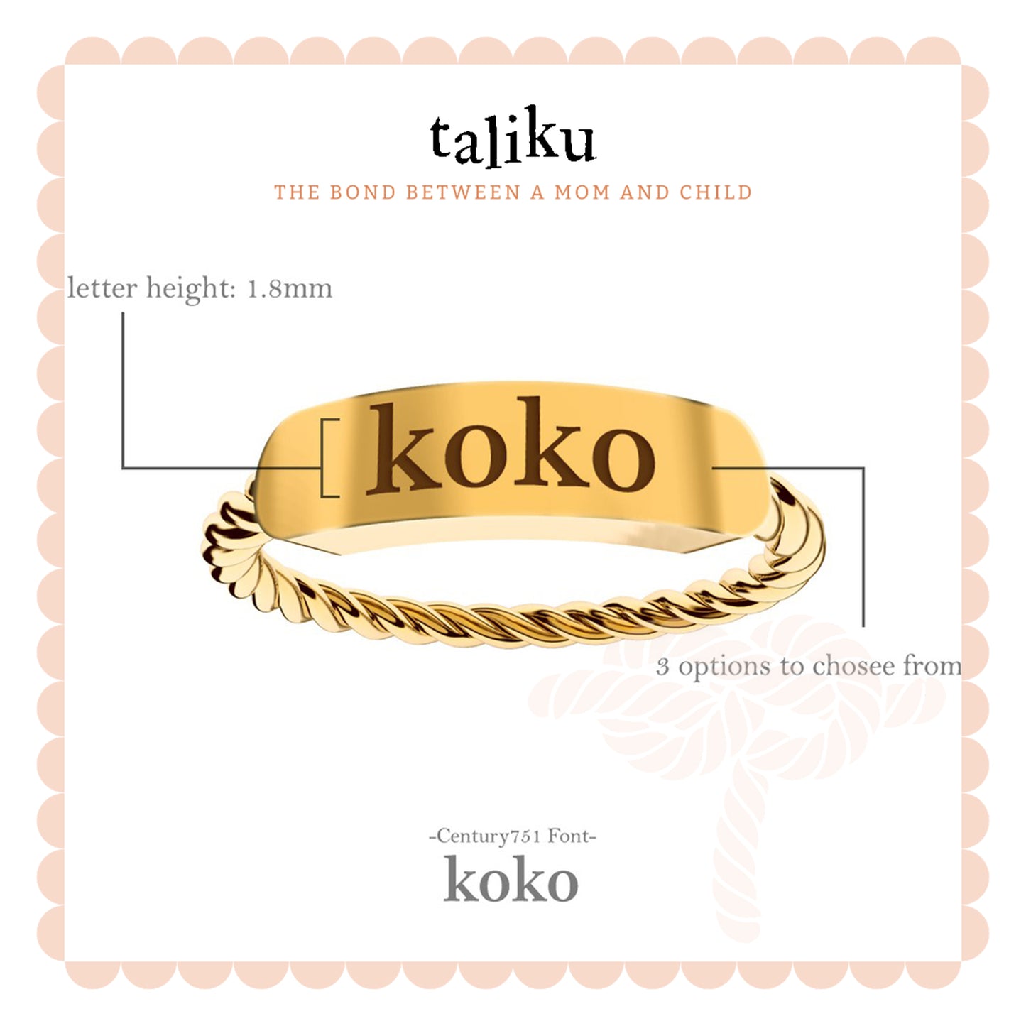 Taliku Original Bar Ring