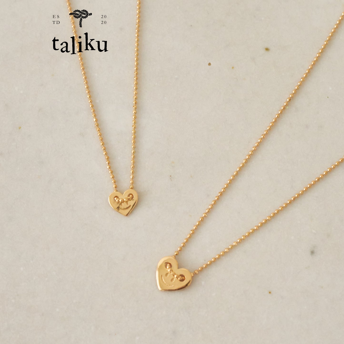 TALIKU SMILE IN HEART NECKLACE