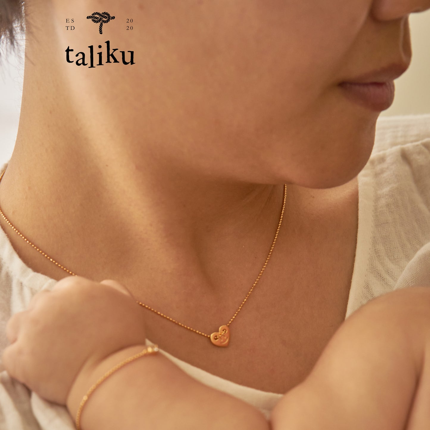 TALIKU SMILE IN HEART NECKLACE